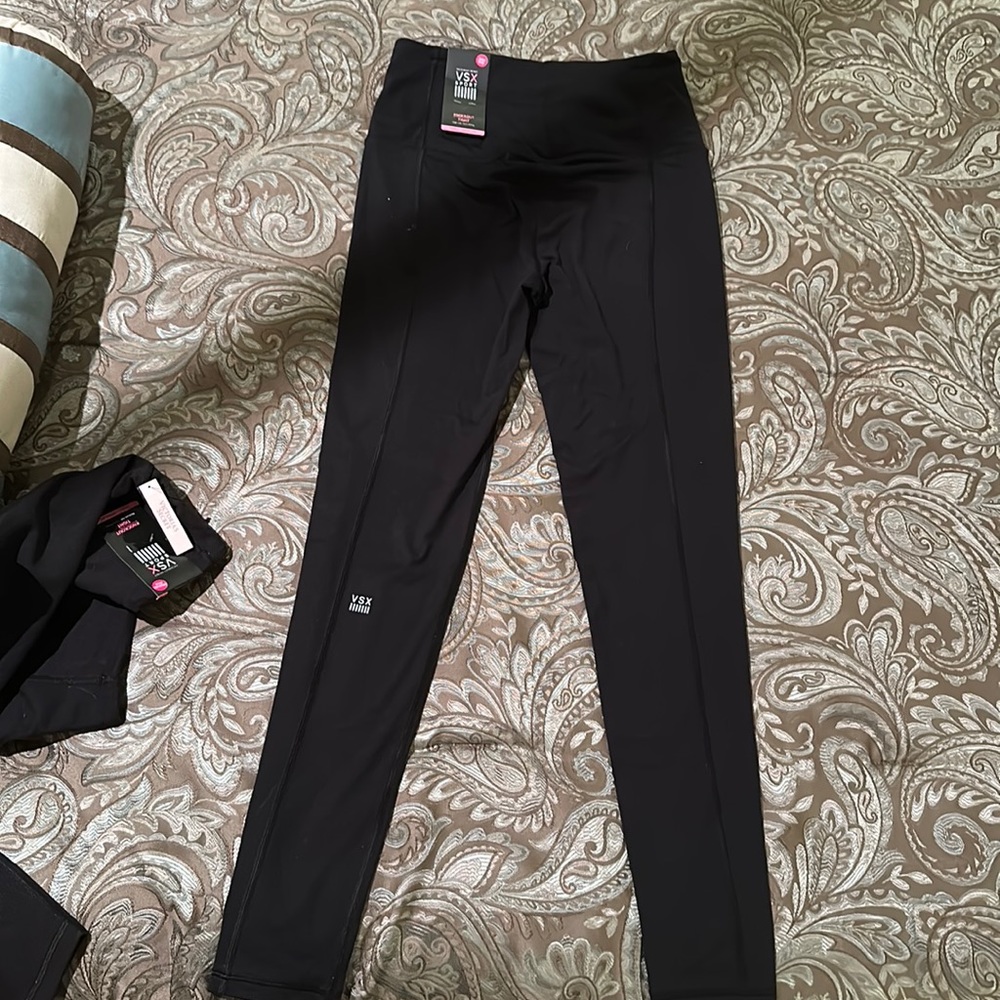 Victoria’s Secret’s black knock out tights. Size Small.